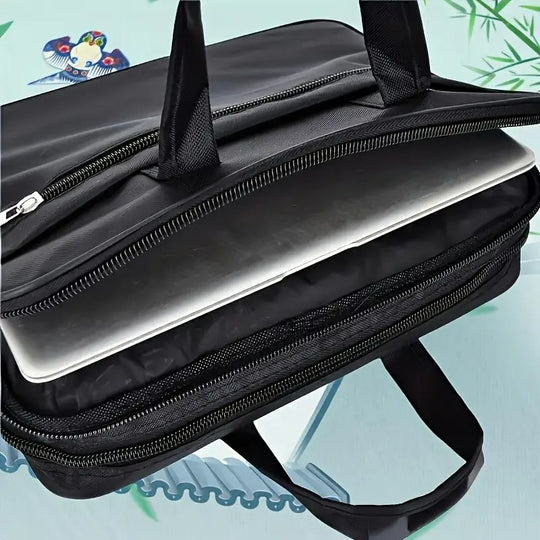 Nylon Laptop Shoulder Bag | BOSTON