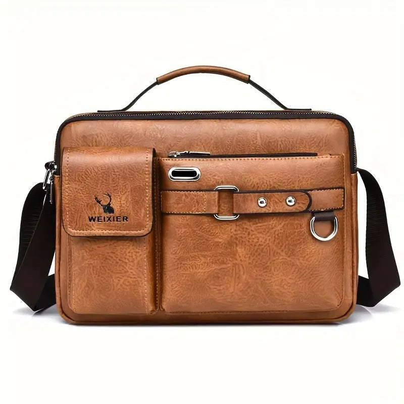 Premium Leather Messenger Bag | PHILADELPHIA