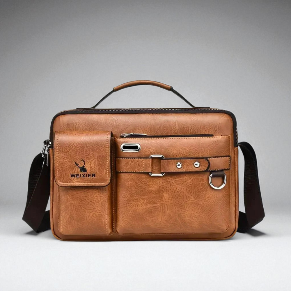 Premium Leather Messenger Bag | PHILADELPHIA (1+1 FREE)