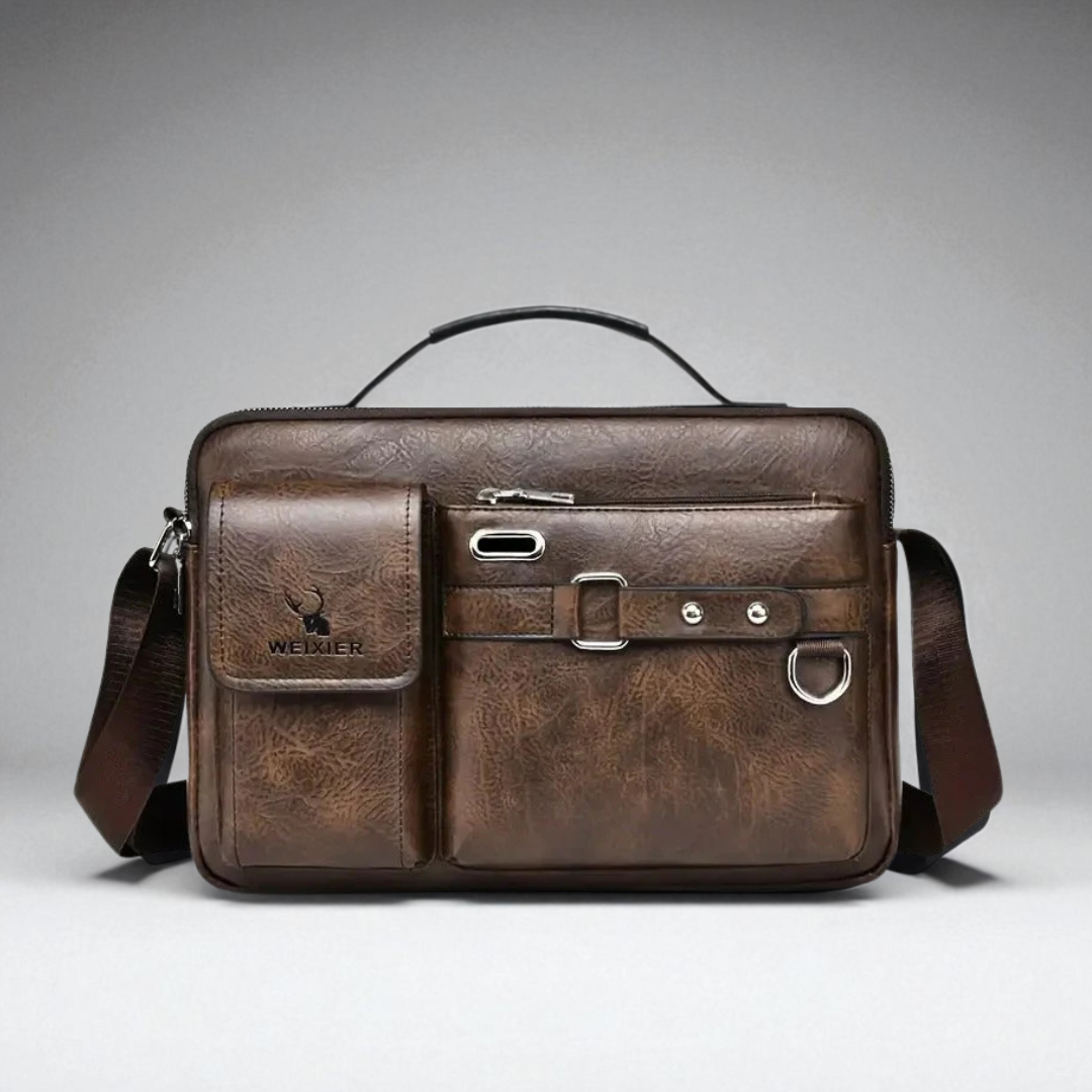 Premium Leather Messenger Bag | PHILADELPHIA (1+1 FREE)