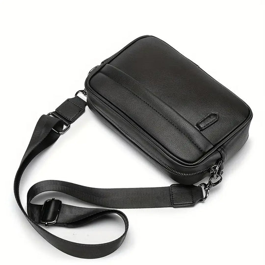 Crossbody Messenger Bag – Black