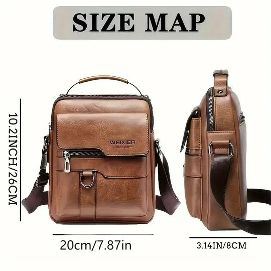 Vintage Leather Crossbody | SAVANNAH