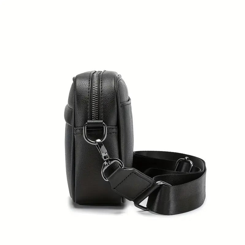 Crossbody Messenger Bag – Black