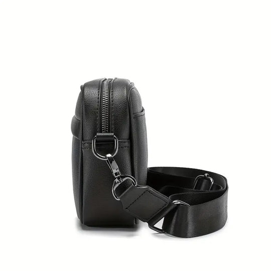 Crossbody Messenger Bag – Black