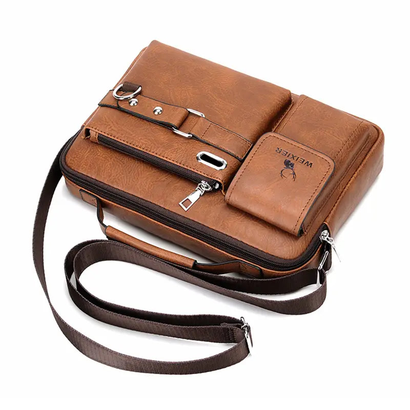 Premium Leather Messenger Bag | PHILADELPHIA (1+1 FREE)