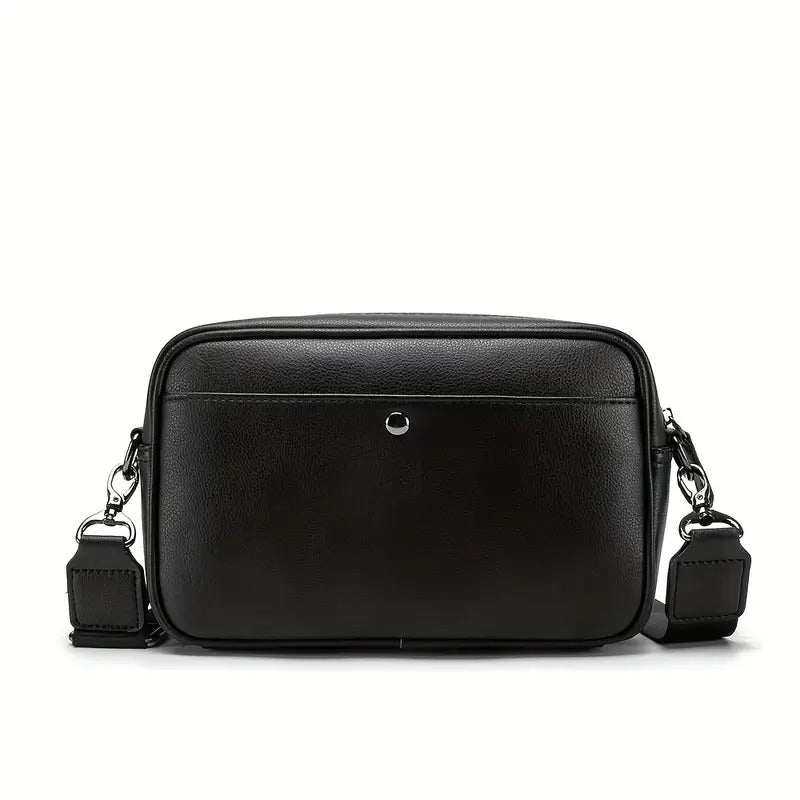 Crossbody Messenger Bag – Black