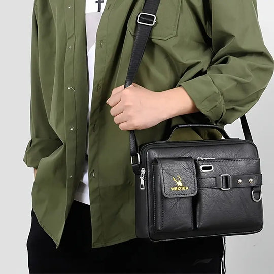 Premium Leather Messenger Bag | PHILADELPHIA (1+1 FREE)