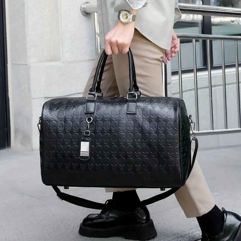 Skull Pattern Duffel | DETROIT